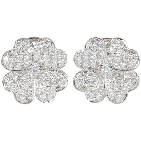 chanel diamond flower earrings|Chanel earrings the real.